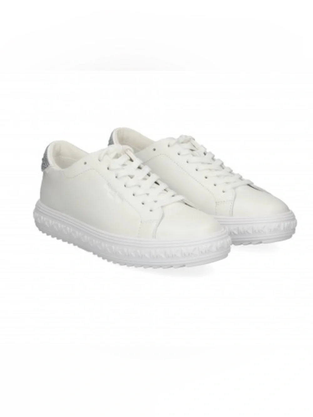 Michael Kors White Leather Low-Top Sneakers Classic casual elevated luxury cool